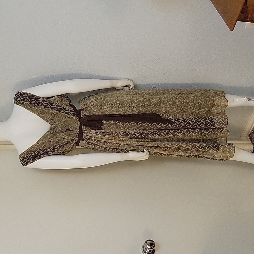 Jonathan Martin Snakeskin Python Chiffon Tie Back… - image 7